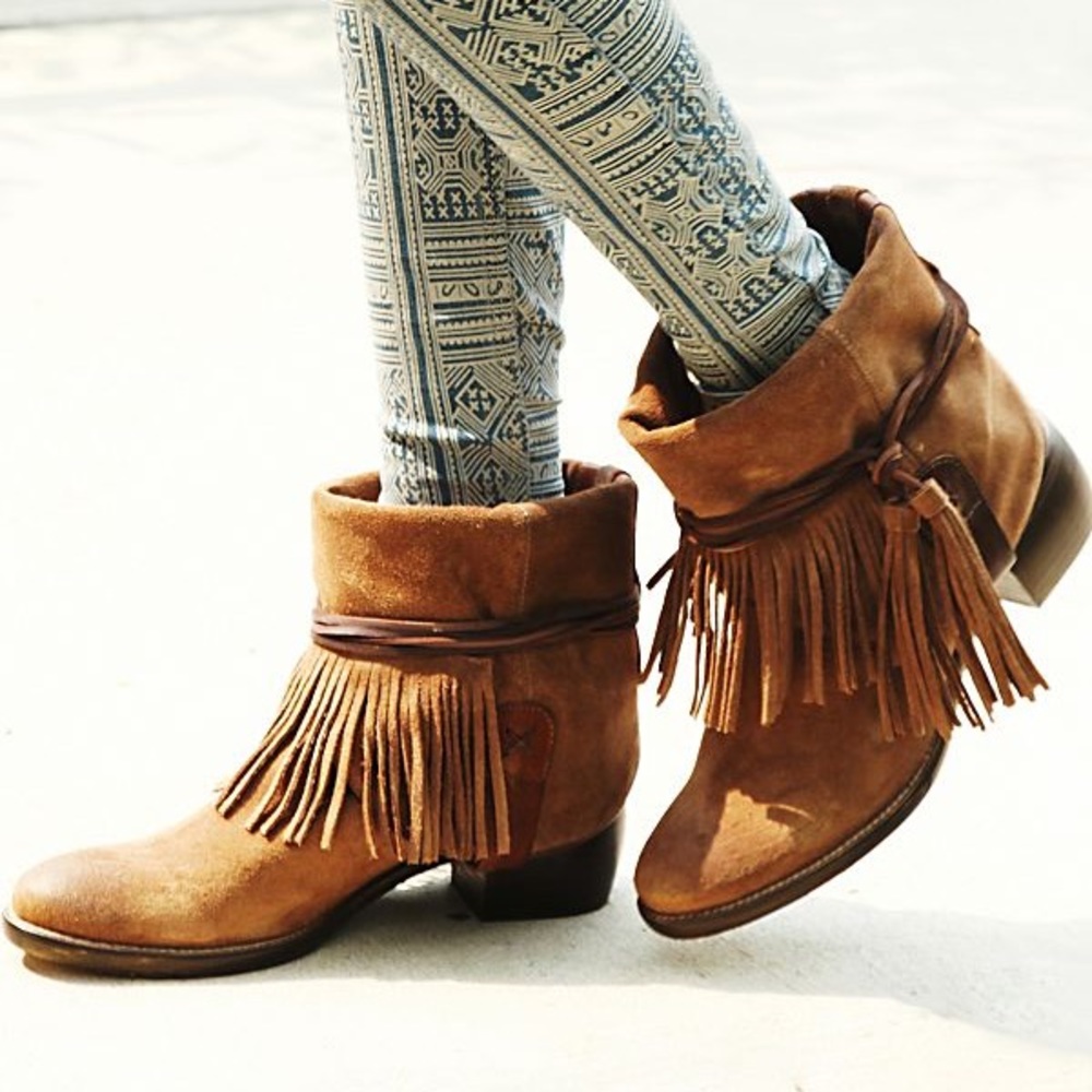 Free people suede booties